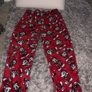 Soft Christmas mickey pj pants
